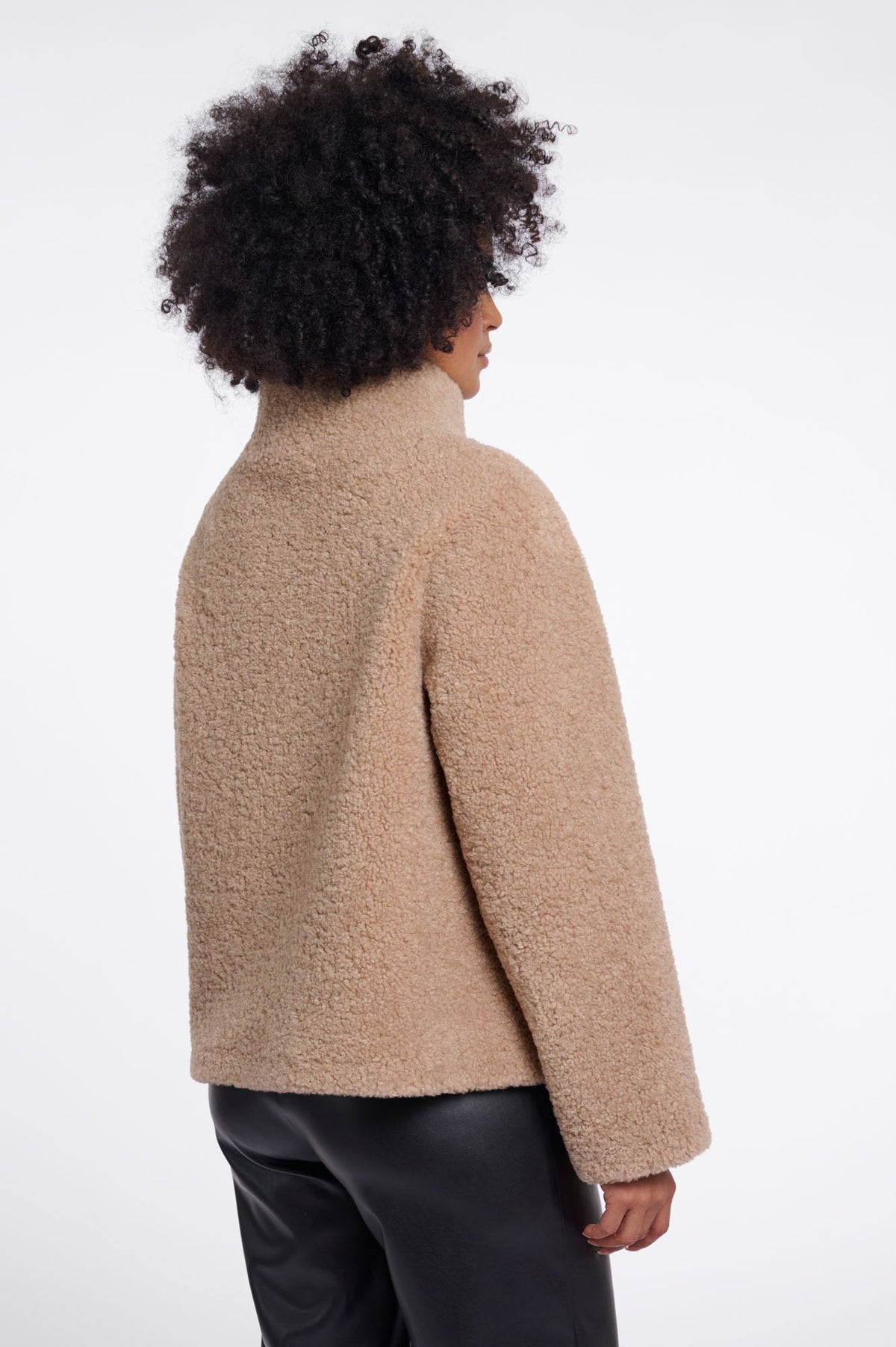 Blouson Rino & Pelle Denu beige, vue 3