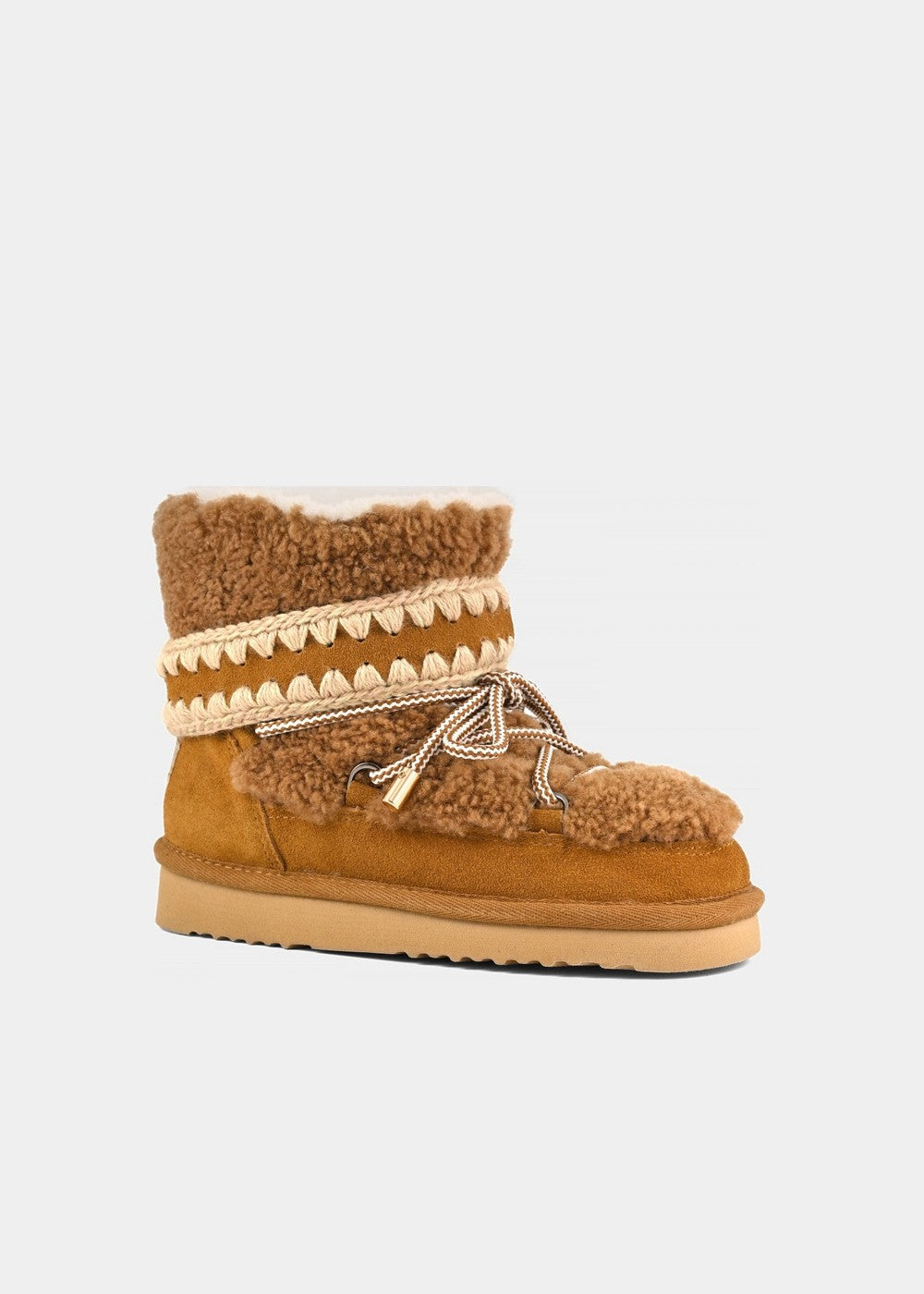 BOOTS MOU ESKIMO 18 CURLY SHEEPSKIN