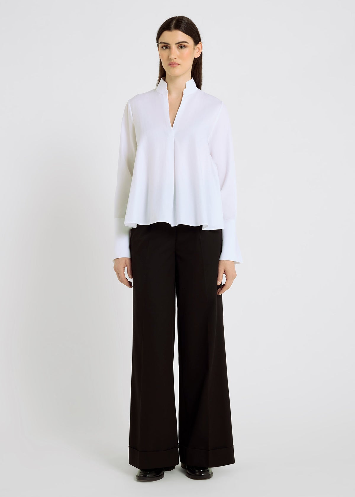 Blouse Hana San Françoise blanc optique