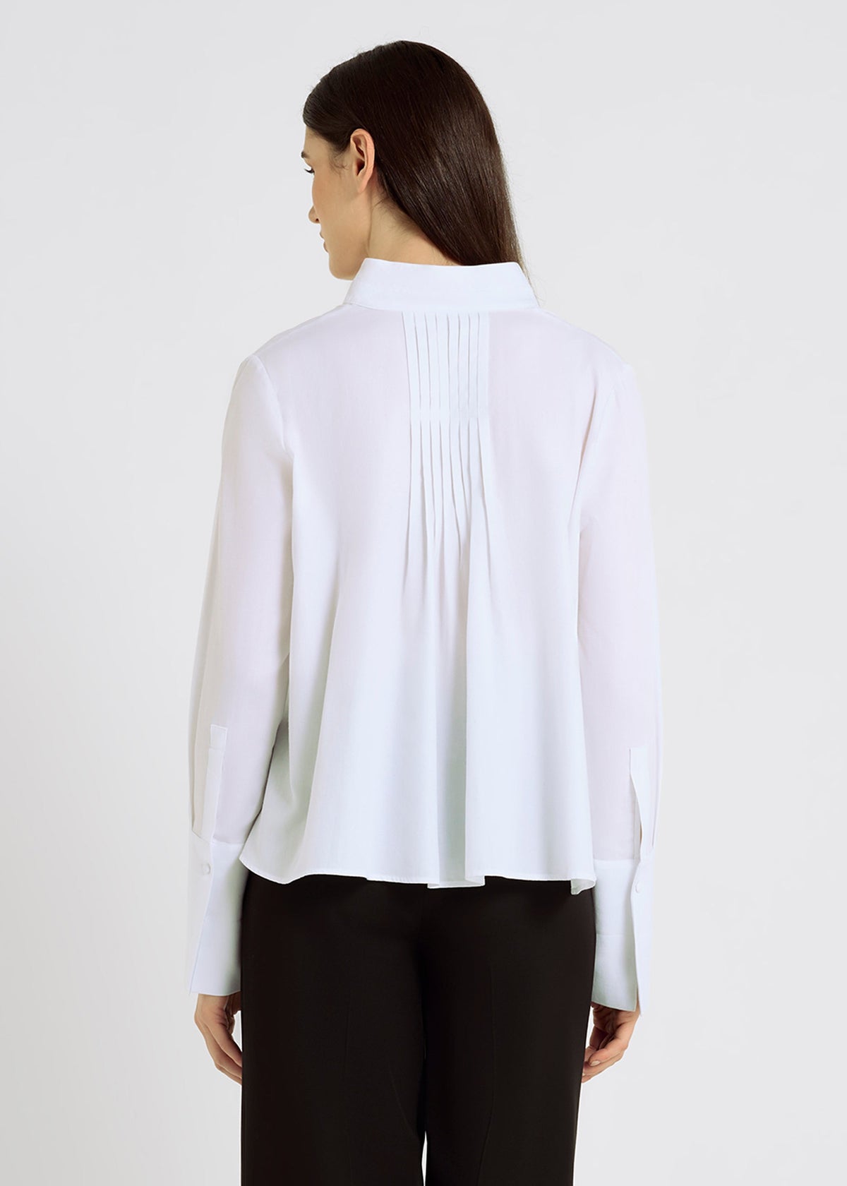 Blouse Hana San Françoise blanc optique, vue 3