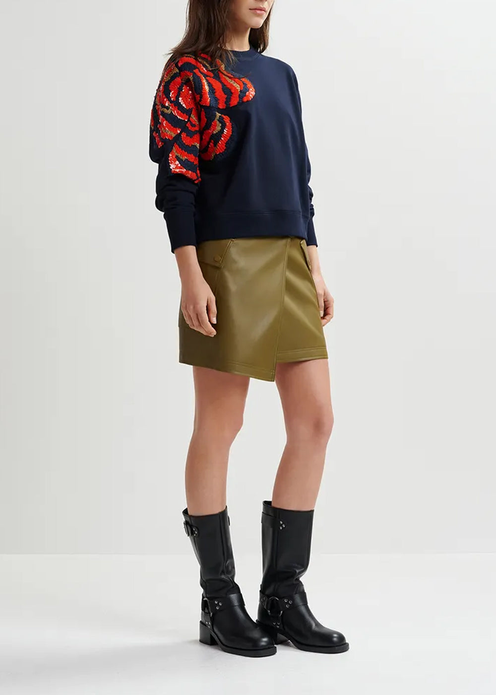 PULL ESSENTIEL ANTWERP GAG SEQUIN SWEATSHIRT