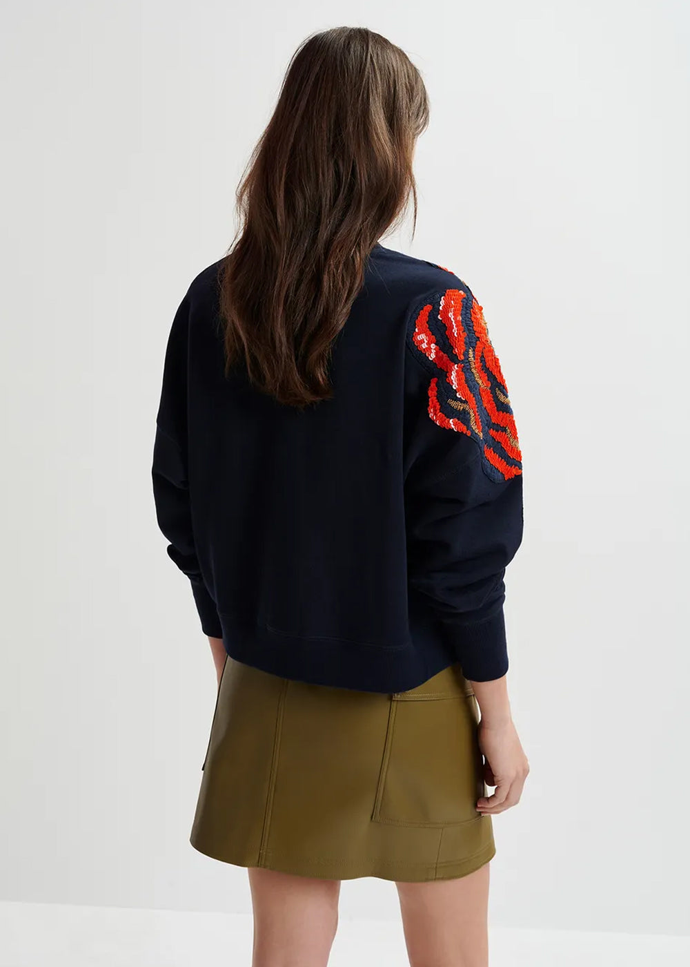 PULL ESSENTIEL ANTWERP GAG SEQUIN SWEATSHIRT