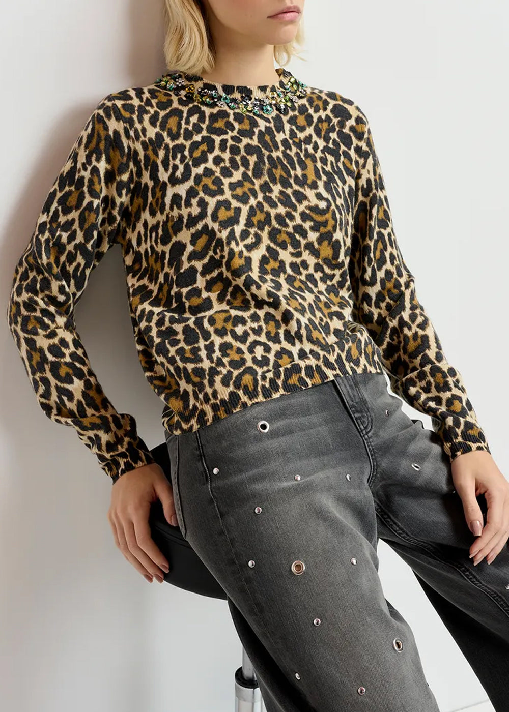 PULL ESSENTIEL ANTWERP GALLER PRINTED PULLOVER