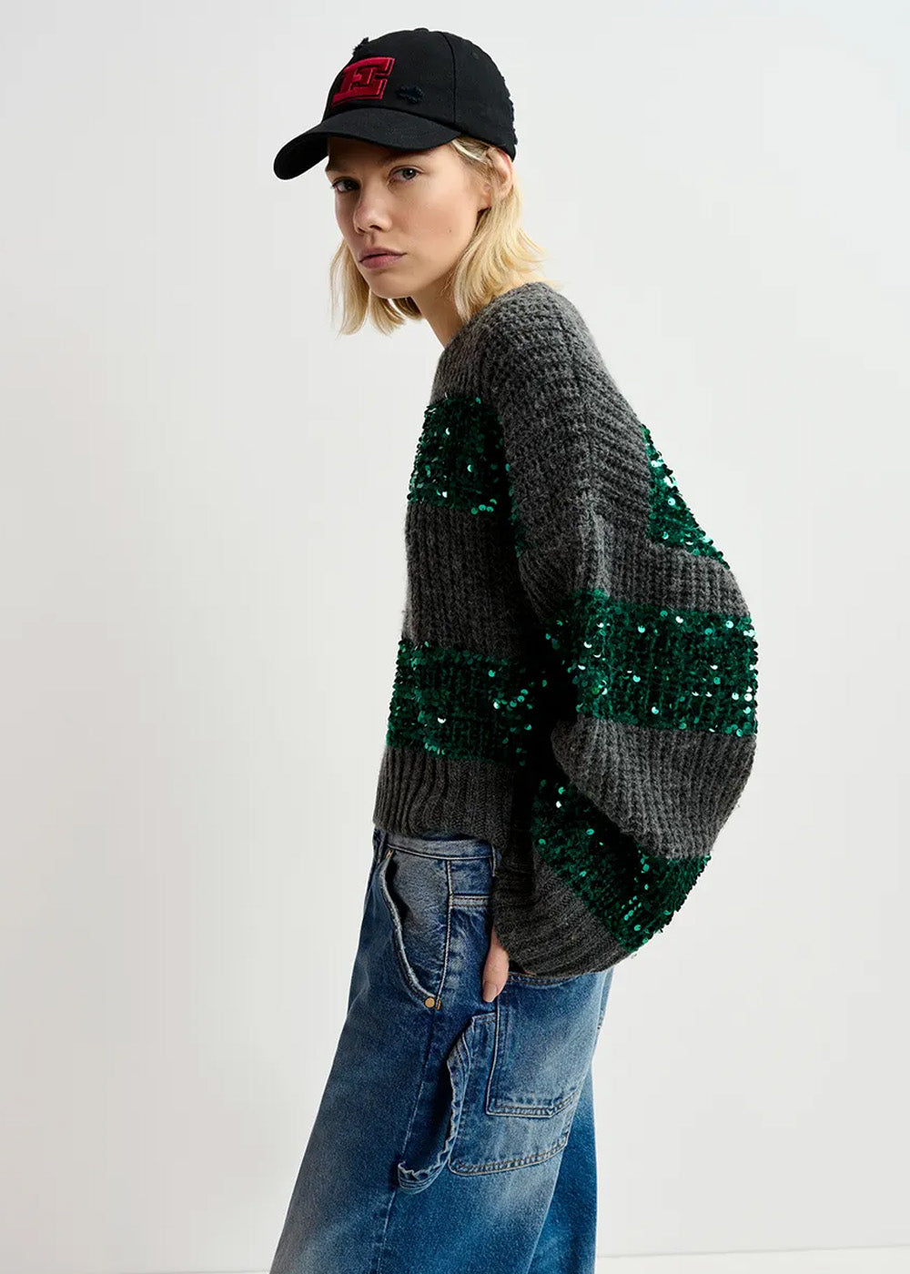 PULLOVER ESSENTIEL ANTWERP GROUP SEQUIN