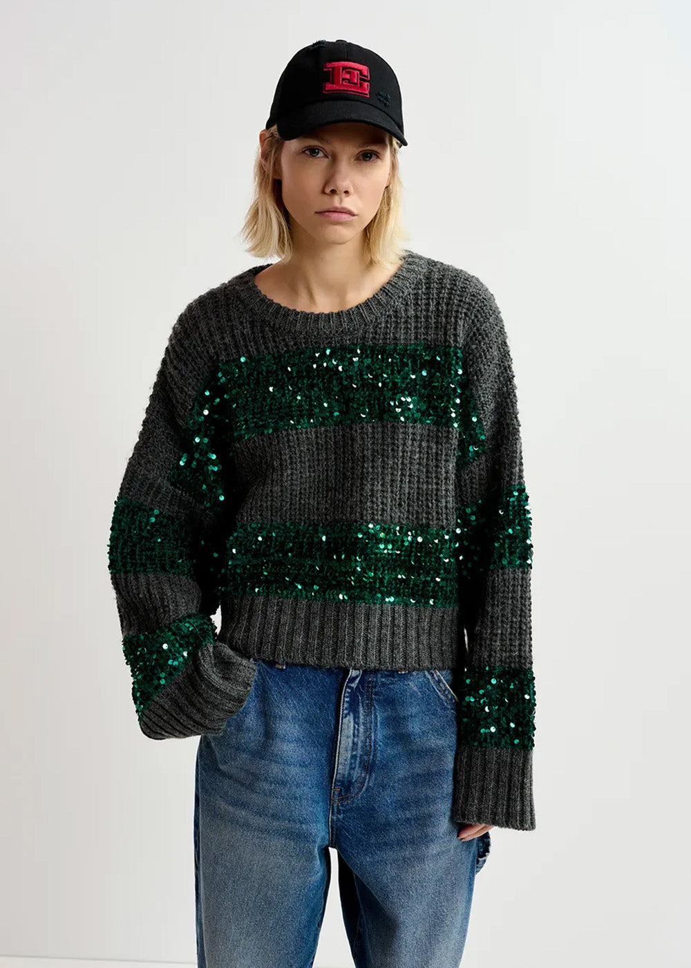 PULLOVER ESSENTIEL ANTWERP GROUP SEQUIN