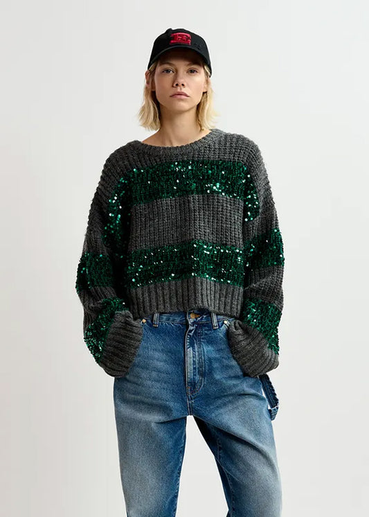 PULLOVER ESSENTIEL ANTWERP GROUP SEQUIN