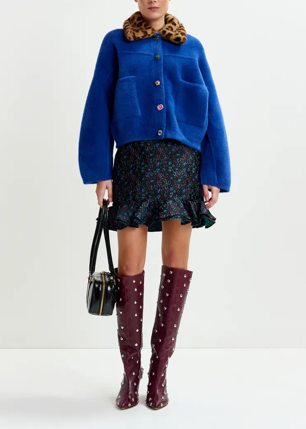 JUPE ESSENTIEL ANTWERP IMAGINARY RUFFLED MINISKIRT