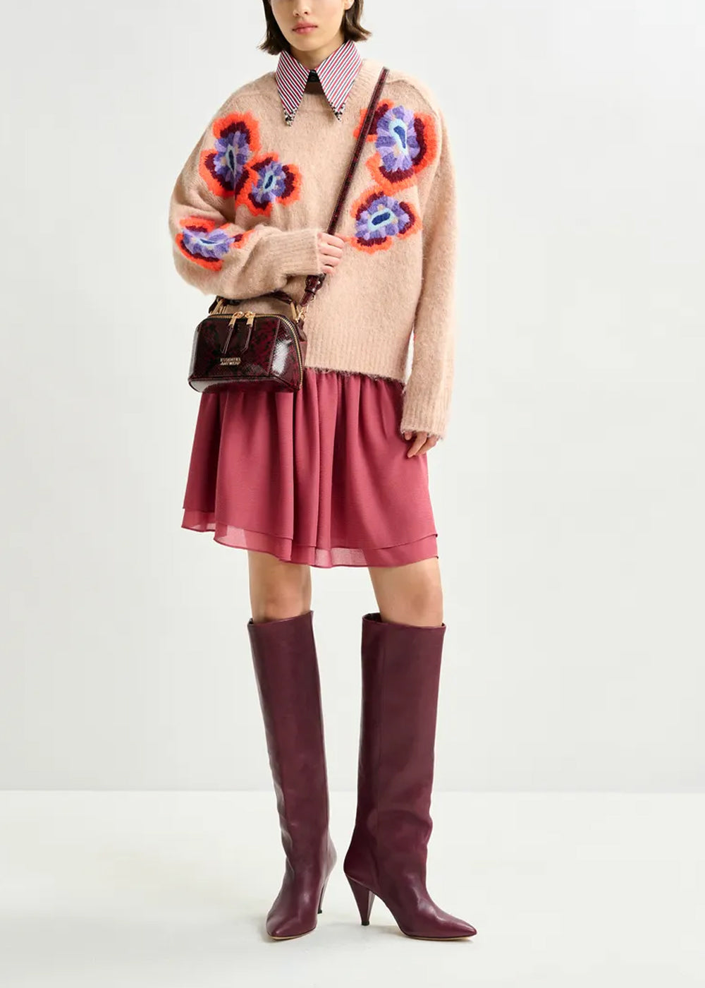 PULL ESSENTIEL ANTWERP IMPOSSIBLE1 EMBROIDERED KNIT