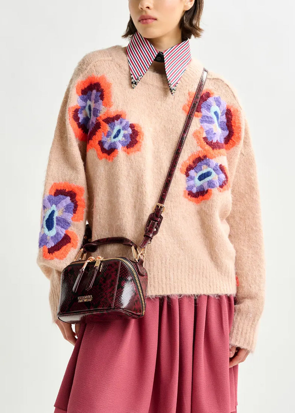 PULL ESSENTIEL ANTWERP IMPOSSIBLE1 EMBROIDERED KNIT