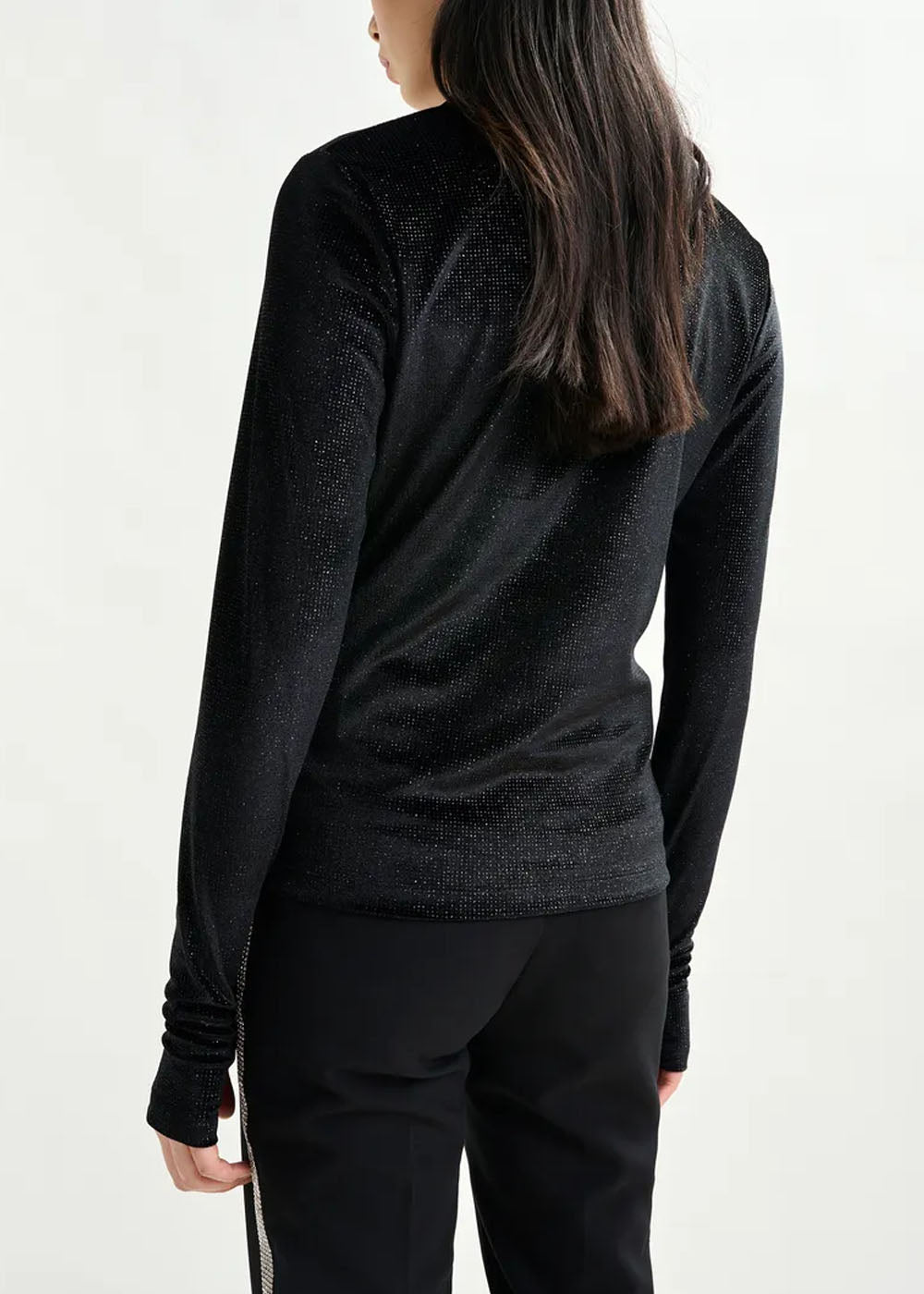 TOP ESSENTIEL ANTWERP INDIENNE VELVET JERSEY