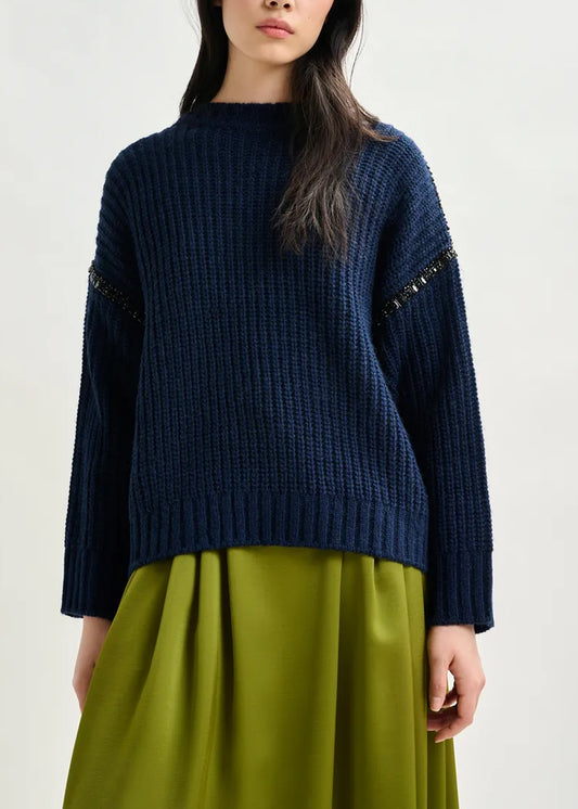 PULL ESSENTIEL ANTWERP INDSAY EMBELLISHED PULLOVER