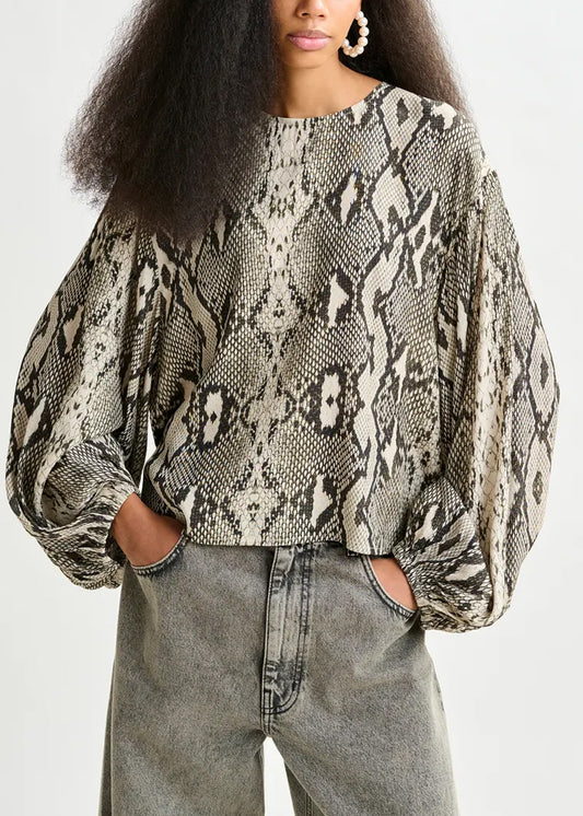 TOP ESSENTIEL ANTWERP INEMY BALLOON SLEEVE TOP