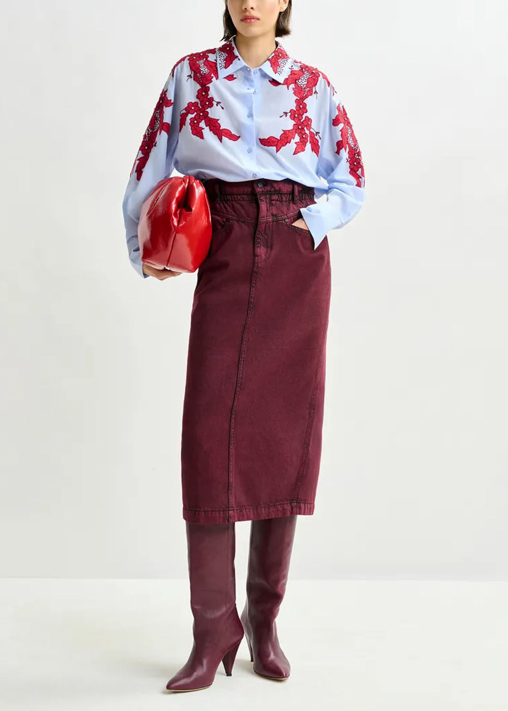 CHEMISE ESSENTIEL ANTWERP INGLEWOOD EMBROIDERED