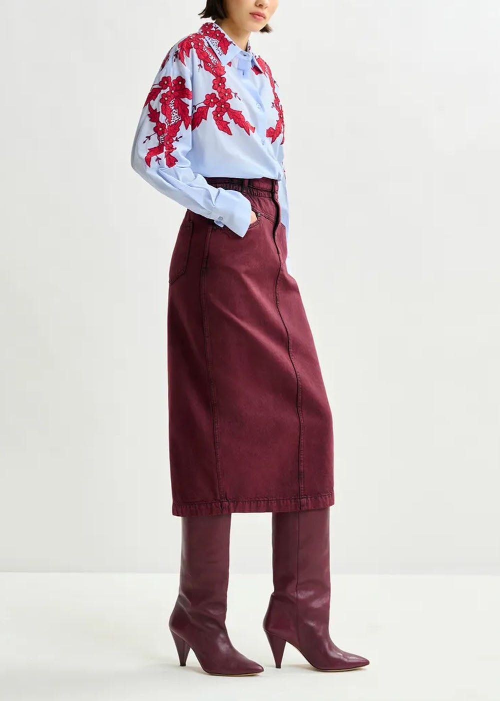 CHEMISE ESSENTIEL ANTWERP INGLEWOOD EMBROIDERED