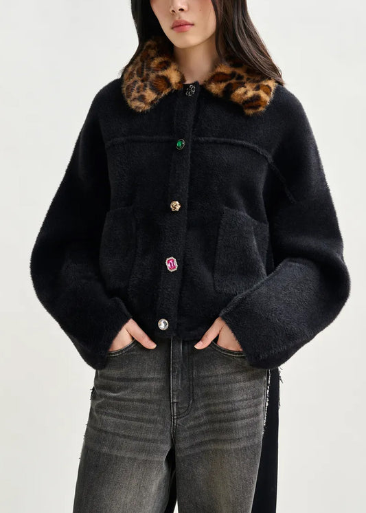 CARDIGAN ESSENTIEL ANTWERP INTENTION JACKET WITH COLAR