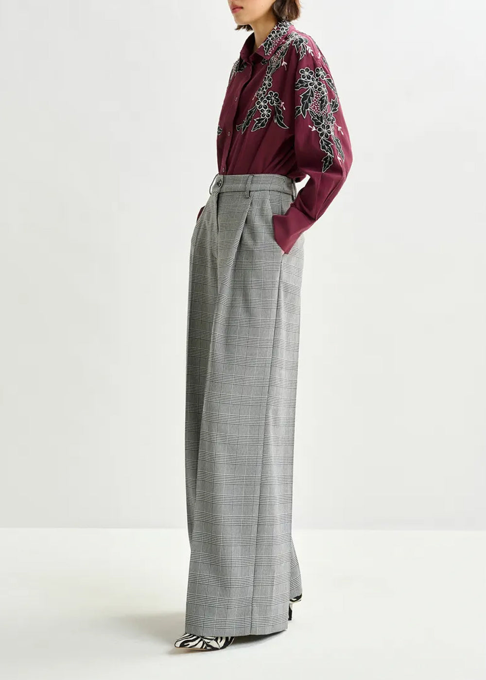 PANTALON ESSENTIEL ANTWERP INVEST WIDE LEG PANTS