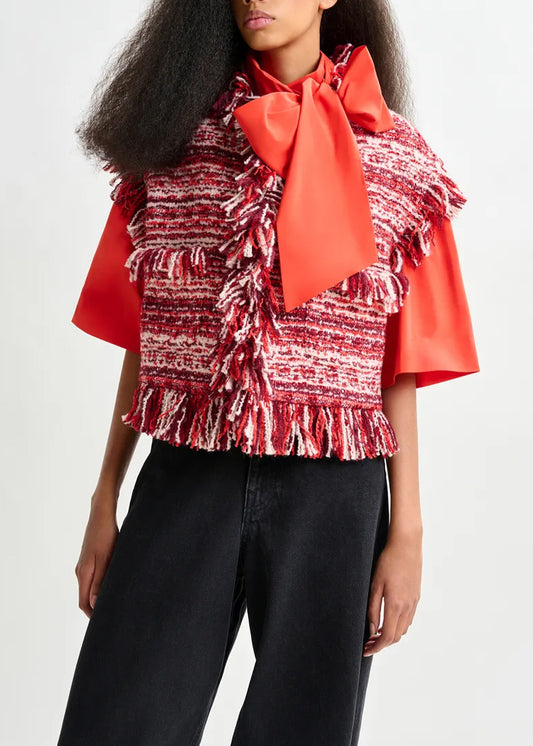 VESTE ESSENTIEL ANTWERP ISHANI FRINGED GILET