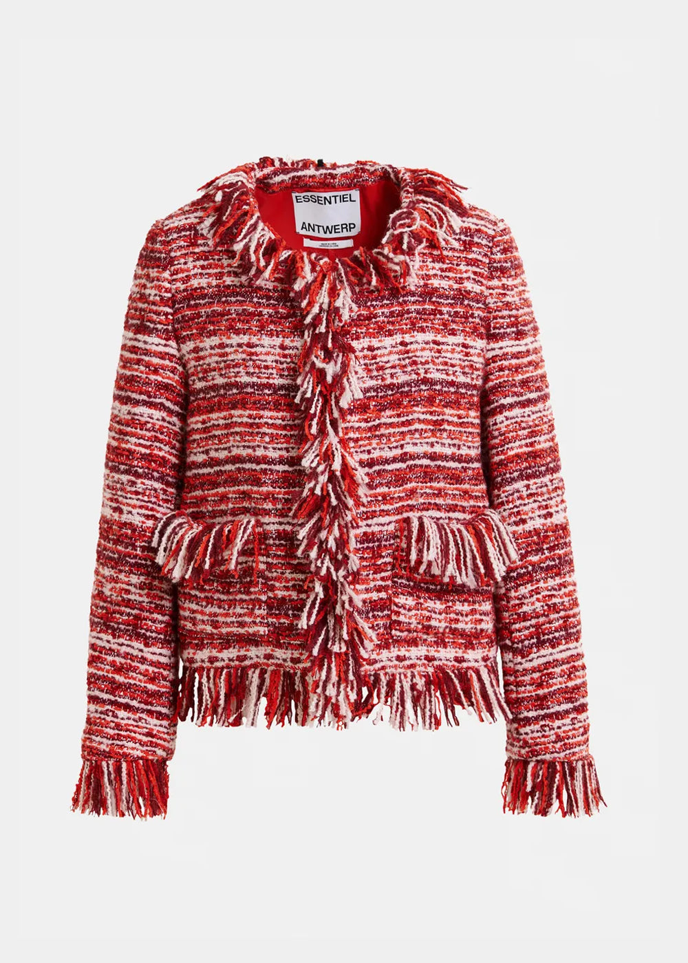 VESTE ESSENTIEL ANTWERP ISKRA FRINGED JACKET