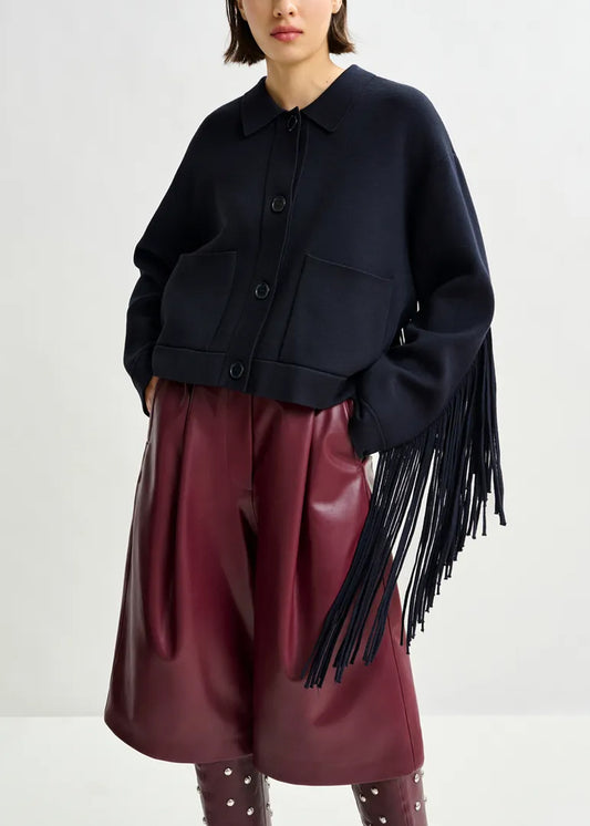 VESTE ESSENTIEL ANTWERP ISTERN JACKET WITH FRINGES