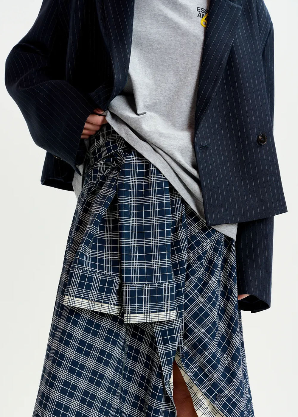 JUPE ESSENTIEL ANTWERP IXCHEL CONTRAST SKIRT