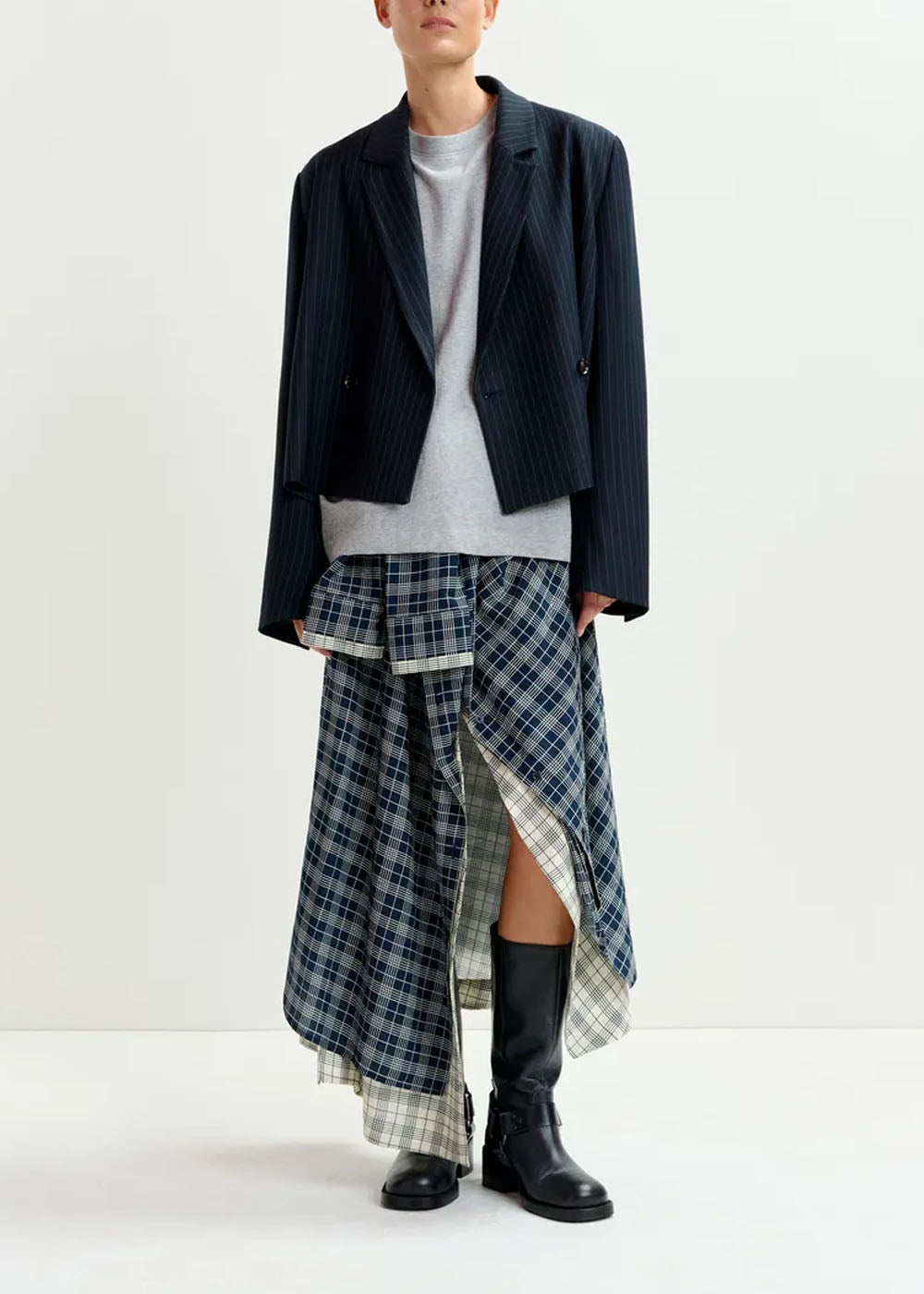 JUPE ESSENTIEL ANTWERP IXCHEL CONTRAST SKIRT