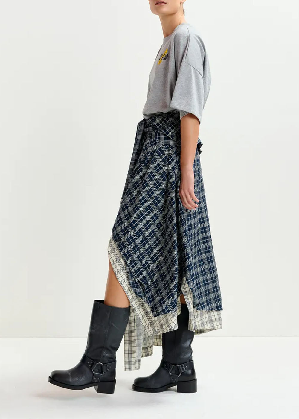 JUPE ESSENTIEL ANTWERP IXCHEL CONTRAST SKIRT