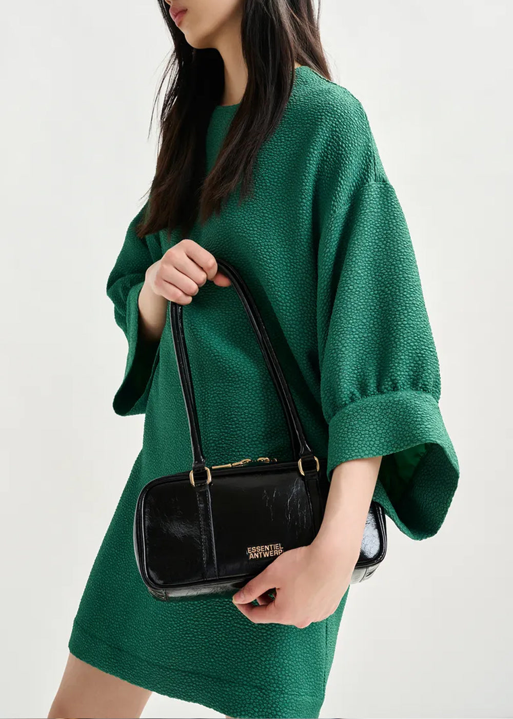 SAC ESSENTIEL ANTWERP IZODIAC SHINY ZIPPED MINI BAG