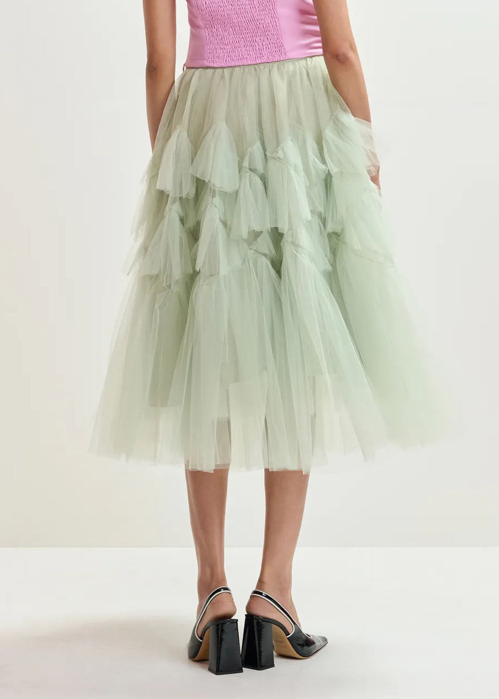 JUPE ESSENTIEL ANTWERP JACIE VOLUMINOUS TULLE SKIRT