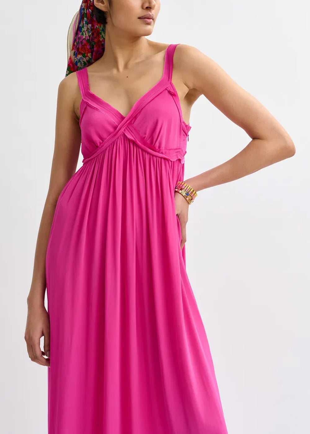 ROBE LONGUE BABYDOLL ESSENTIEL ANTWERP JACOBEAN