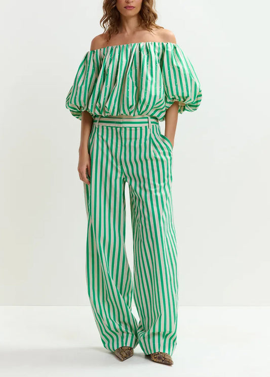 TOP ESSENTIEL ANTWERP JAYJAY RHINESTONE PUFFY TOP