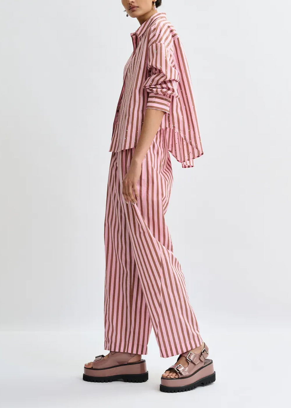 PANTALON FUSELÉ ESSENTIEL ANTWERP JORNER BARREL LEG PANTS