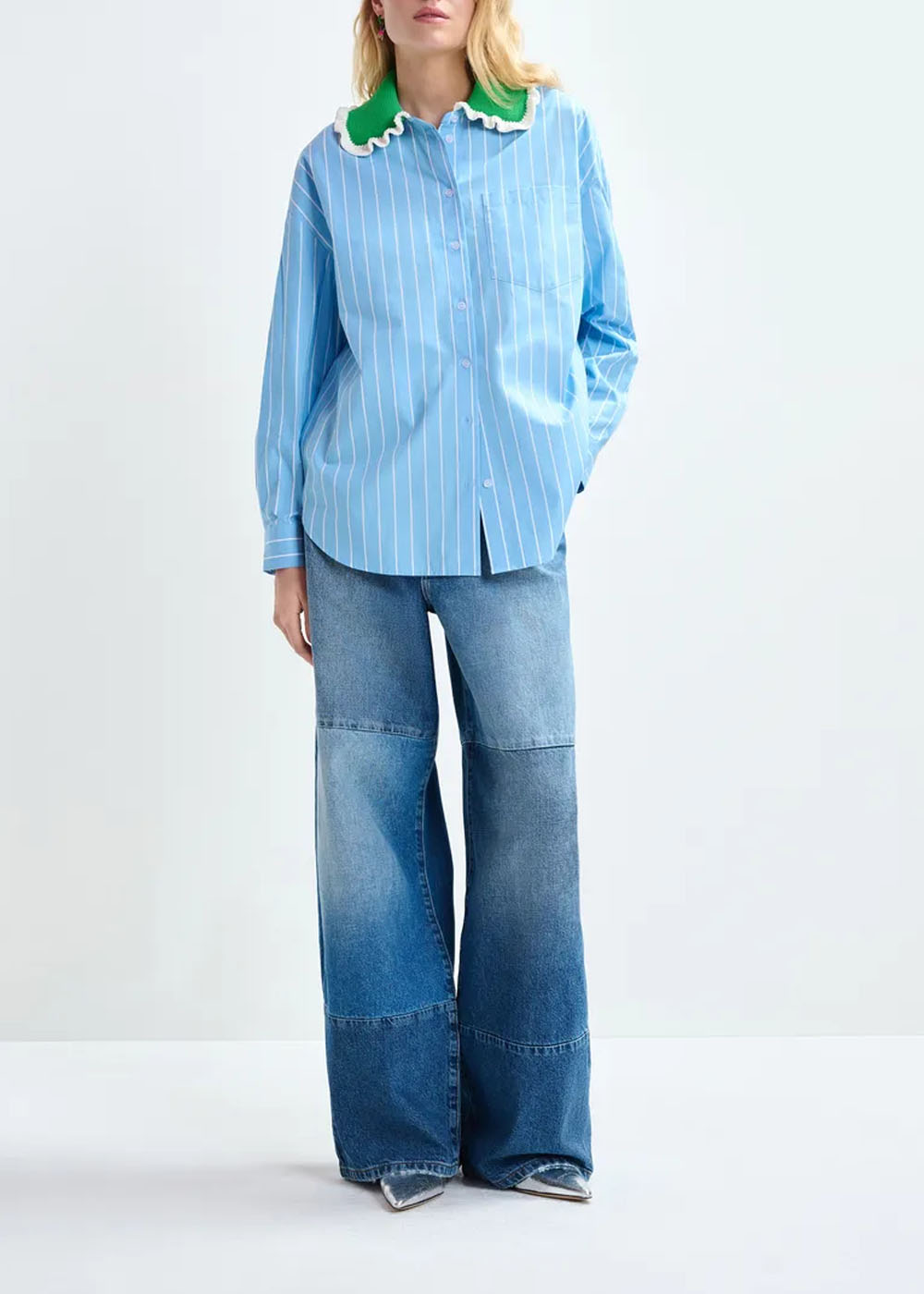 CHEMISE ESSENTIEL ANTWERP JOYFUL CROCHET COLLAR