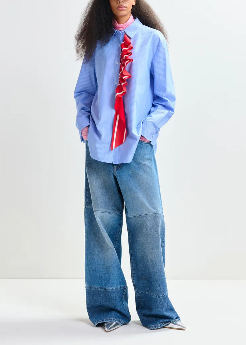 CHEMISE ESSENTIEL ANTWERP JUF RIBBON DETAIL SHIRT