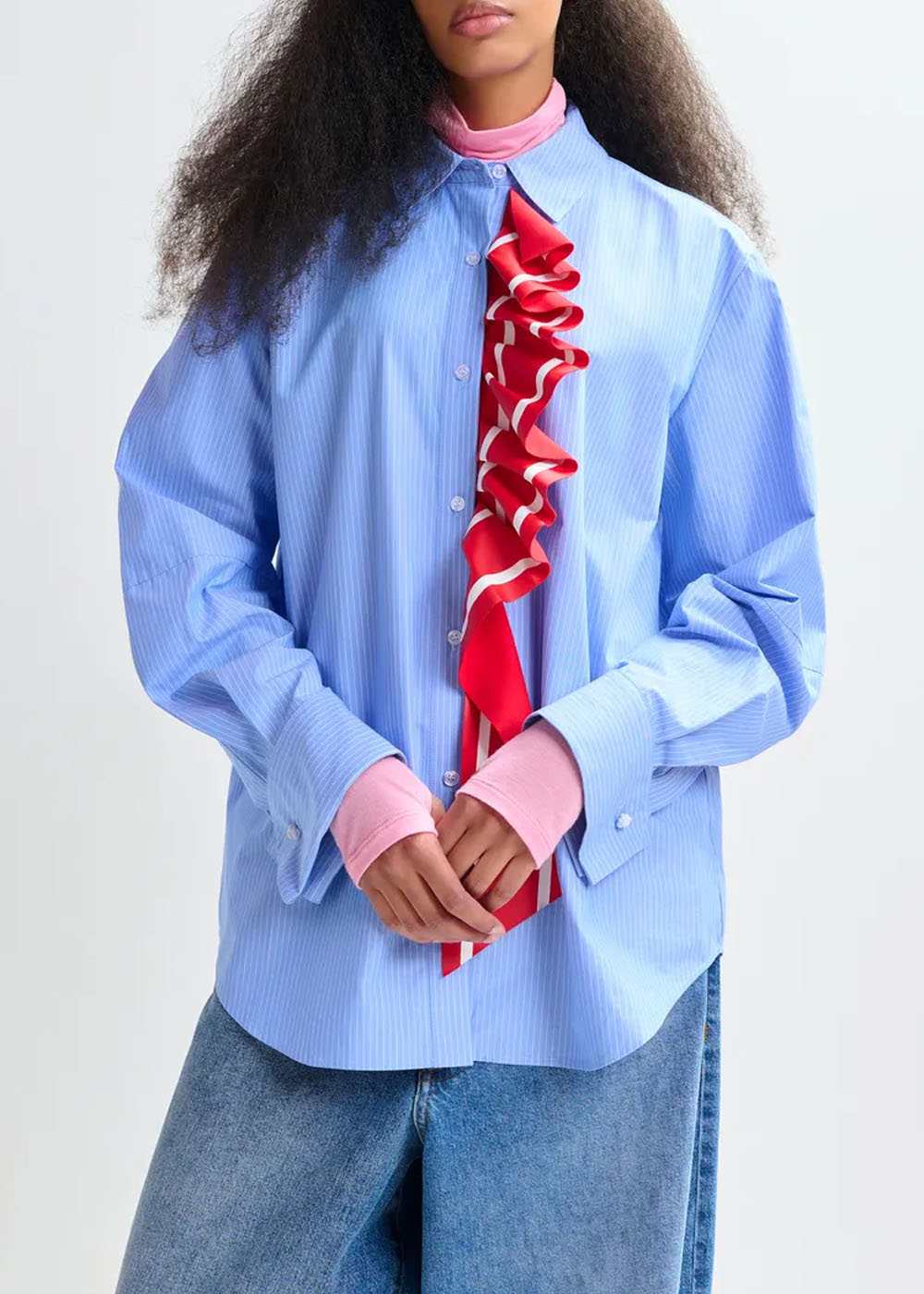 CHEMISE ESSENTIEL ANTWERP JUF RIBBON DETAIL SHIRT