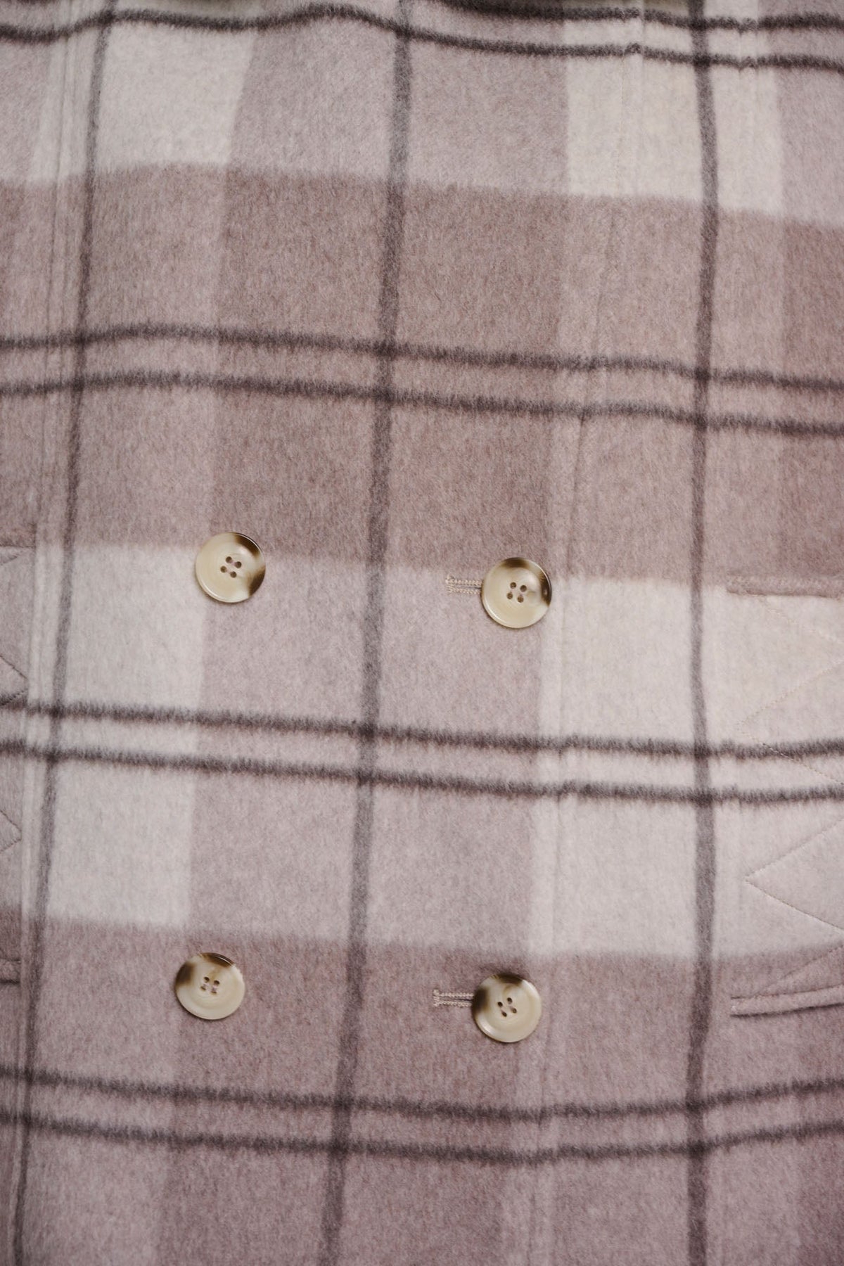 Veste Rino & Pelle Jenelle beige à carreaux, vue 2