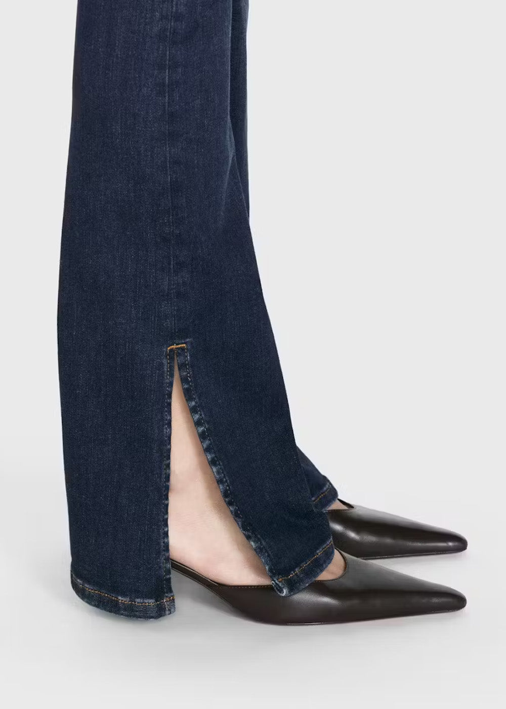 JEANS FRAME LMBOS630 LE MINI BOOT OUTSEAM SLIT