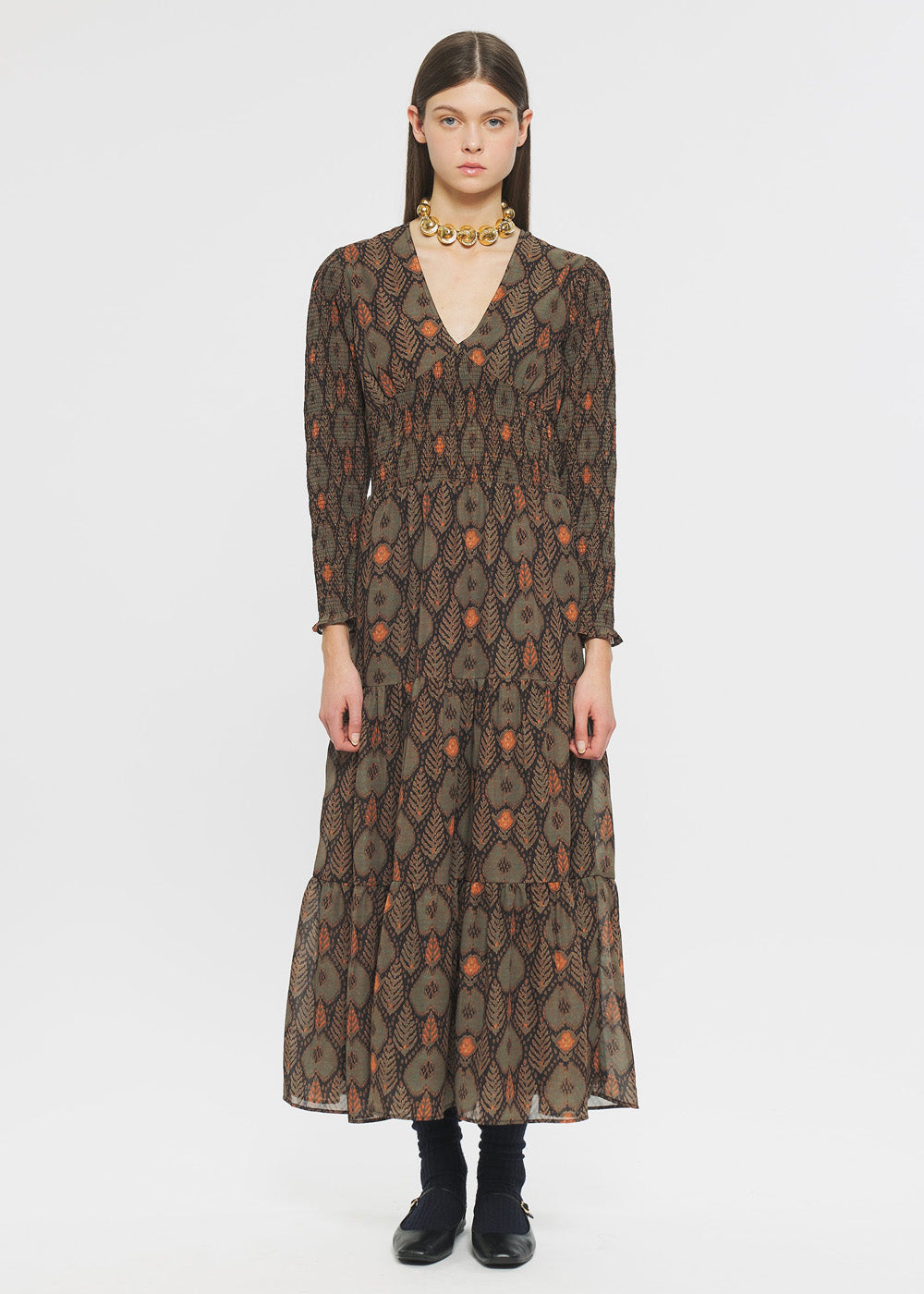 ROBE ANTIK BATIK MANI LONG DRESS