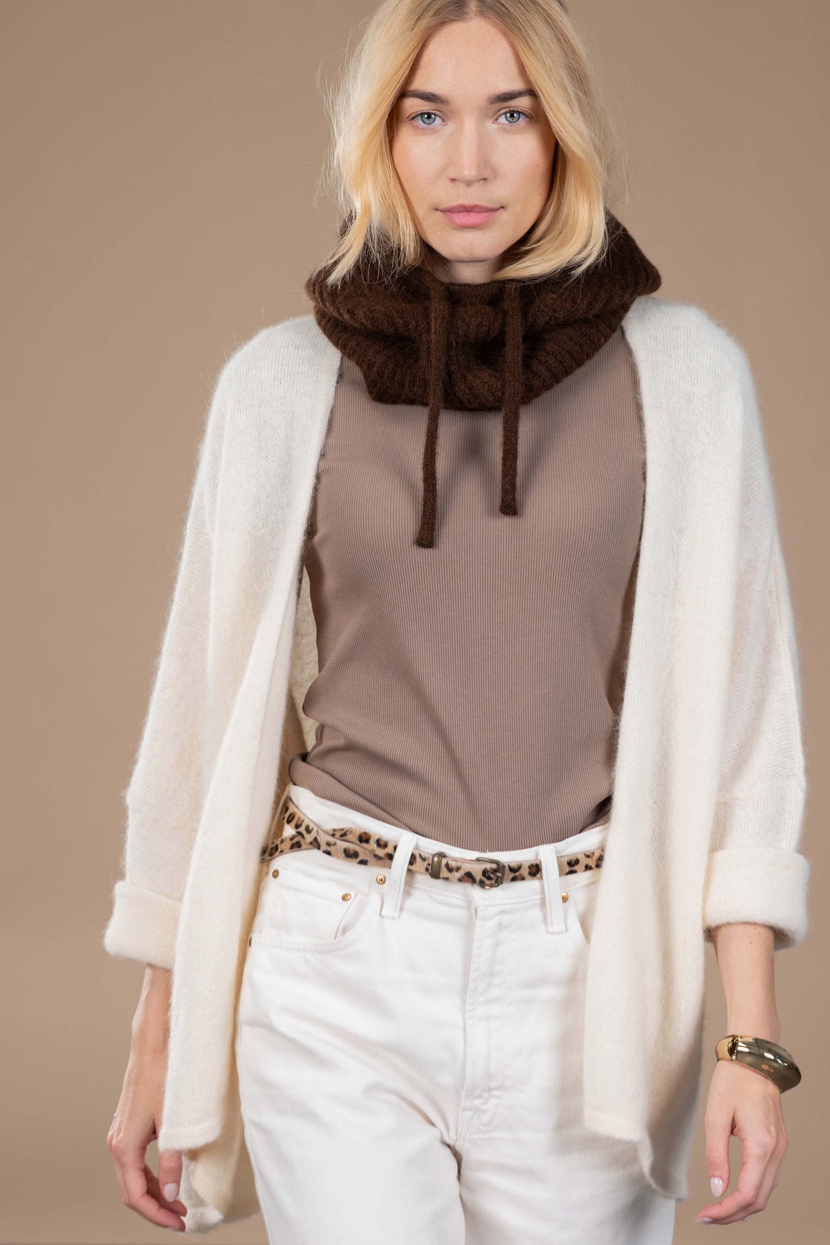 Cagoule Anonym Apparel Mae chocolat