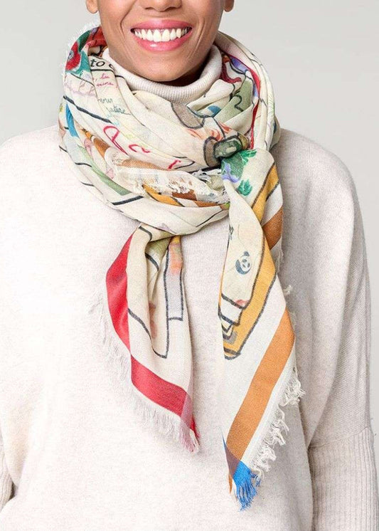 FOULARD STORIATIPIC OLIVIA