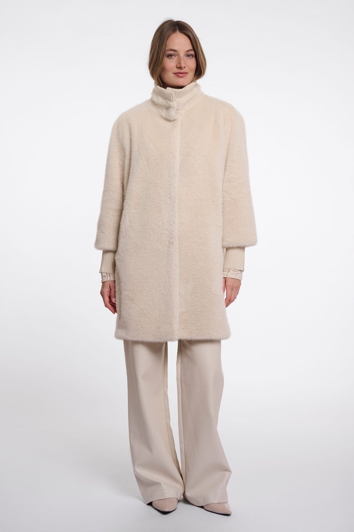 Manteau Rino & Pelle Pilar beige, vue 2