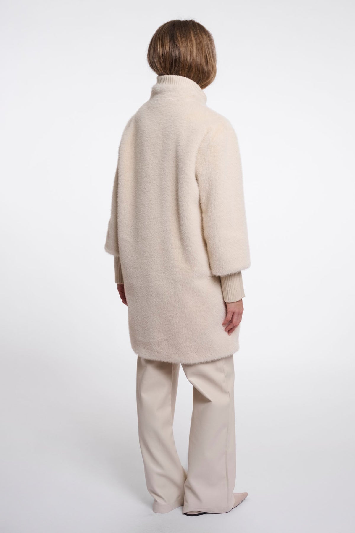 Manteau Rino & Pelle Pilar beige, vue 4