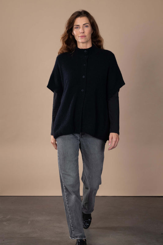 Veste poncho Anonym Apparel Rachel noir
