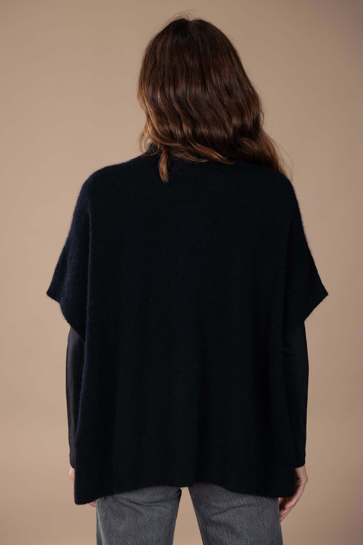 Veste poncho Anonym Apparel Rachel noir