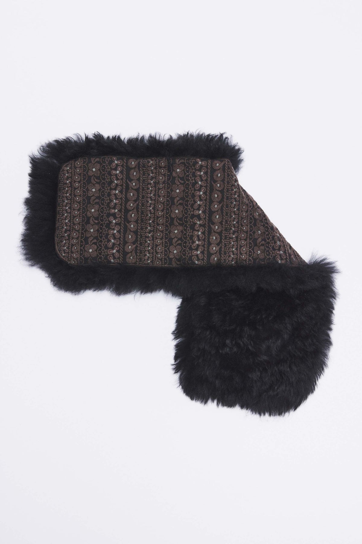 Col Antik Batik Sando noir