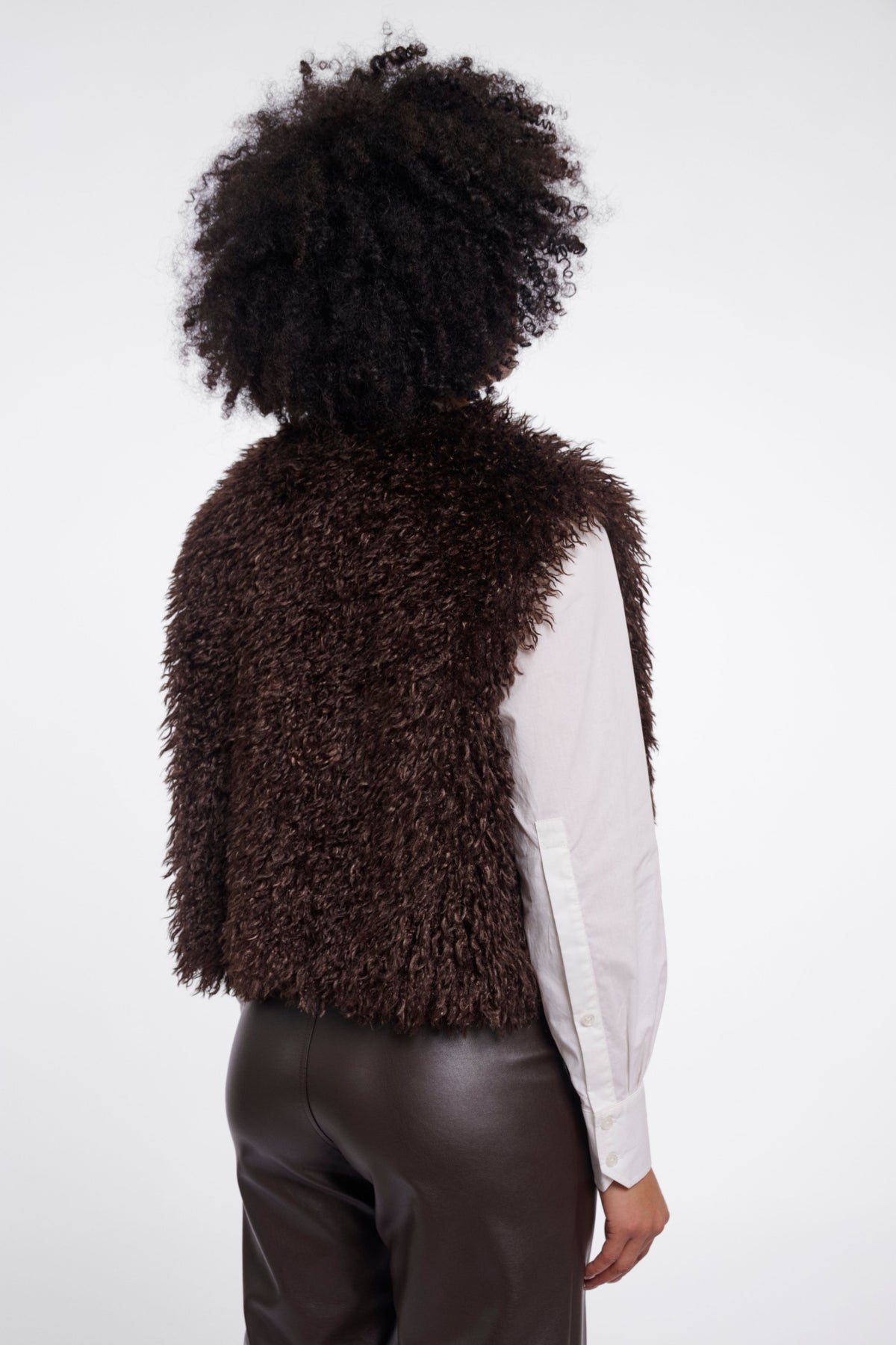 Gilet Rino & Pelle Sensy marron