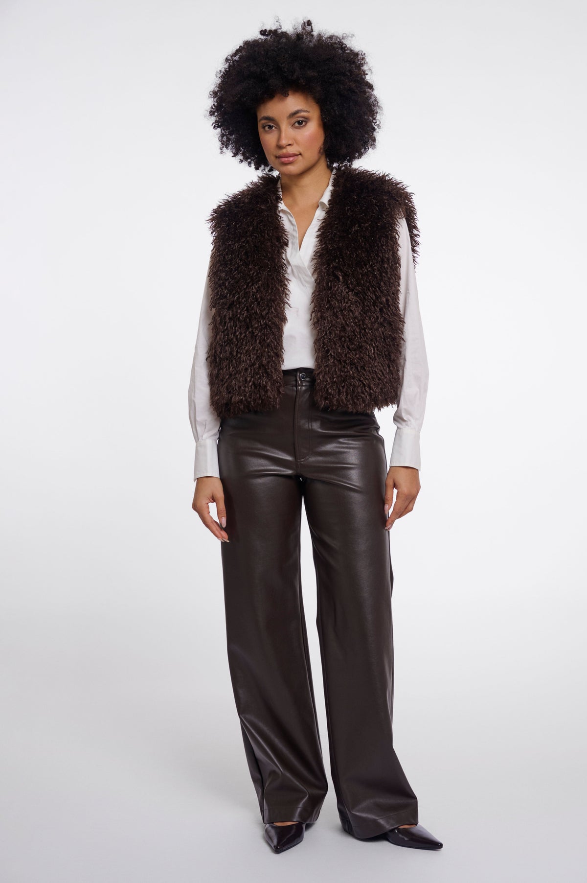 Gilet Rino & Pelle Sensy marron