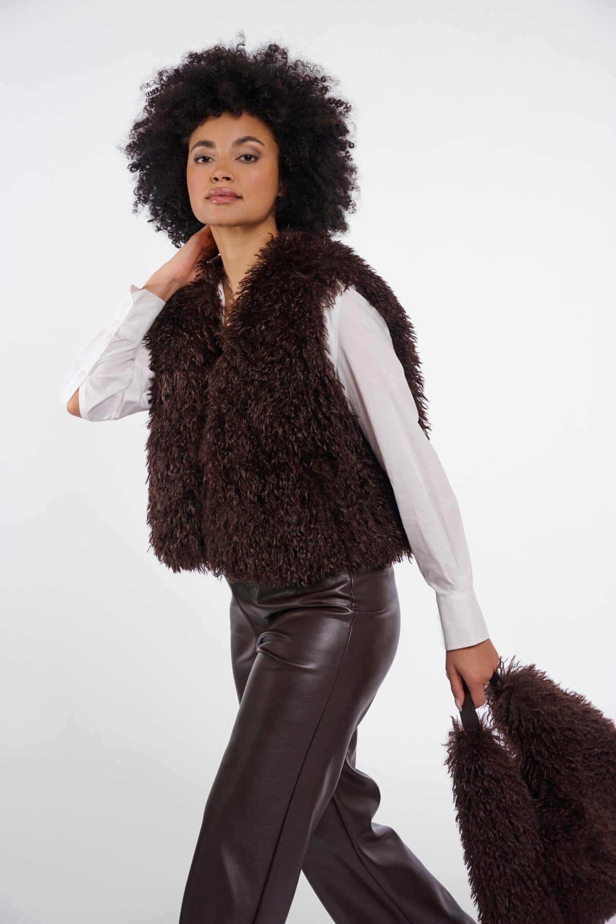 Gilet Rino & Pelle Sensy marron