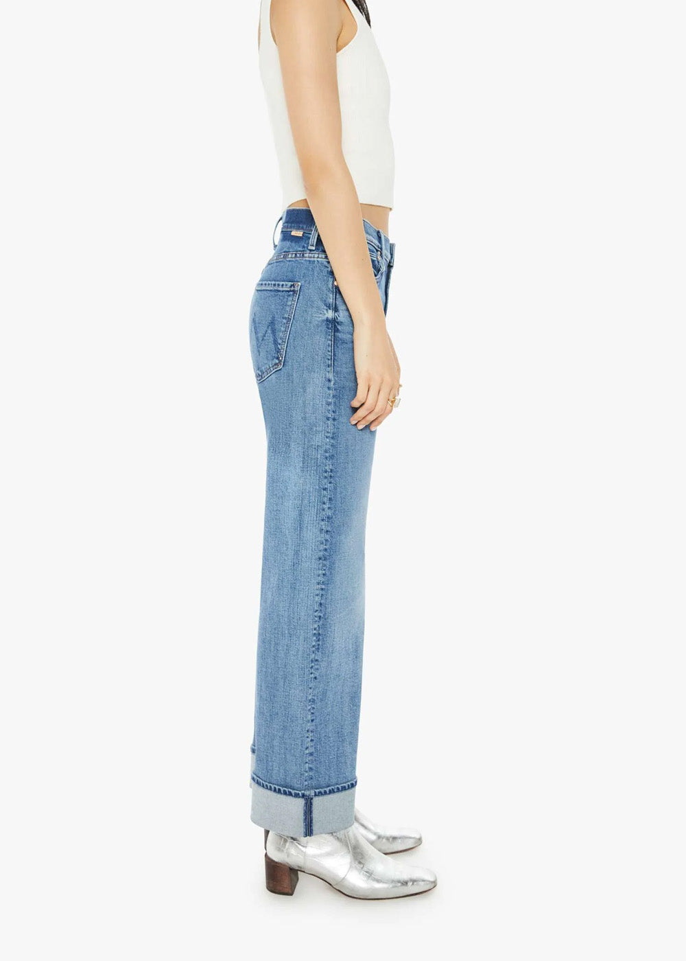 JEANS MOTHER THE DODGER FLOOD CUFF