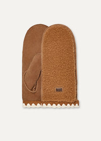 MOUFLE UGGFLUFF SCALLOPED MITTEN