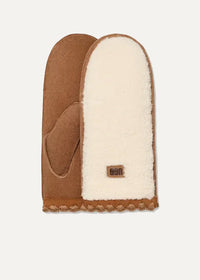 MOUFLE UGG FLUFF SCALLOPED MITTEN